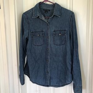 Denim button up shirt